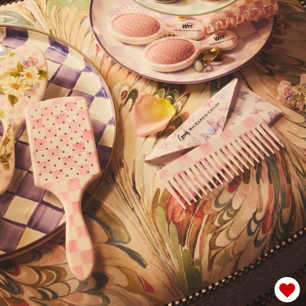 Goody x MacKenzie Childs Comb Case - Pink - Picture 7 of 9